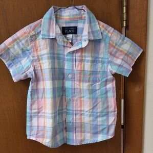 The Children's Place Multicolor Plaid Kids Shirt